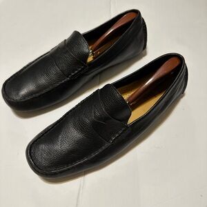 Cole Haan Men's Black Leather Loafers